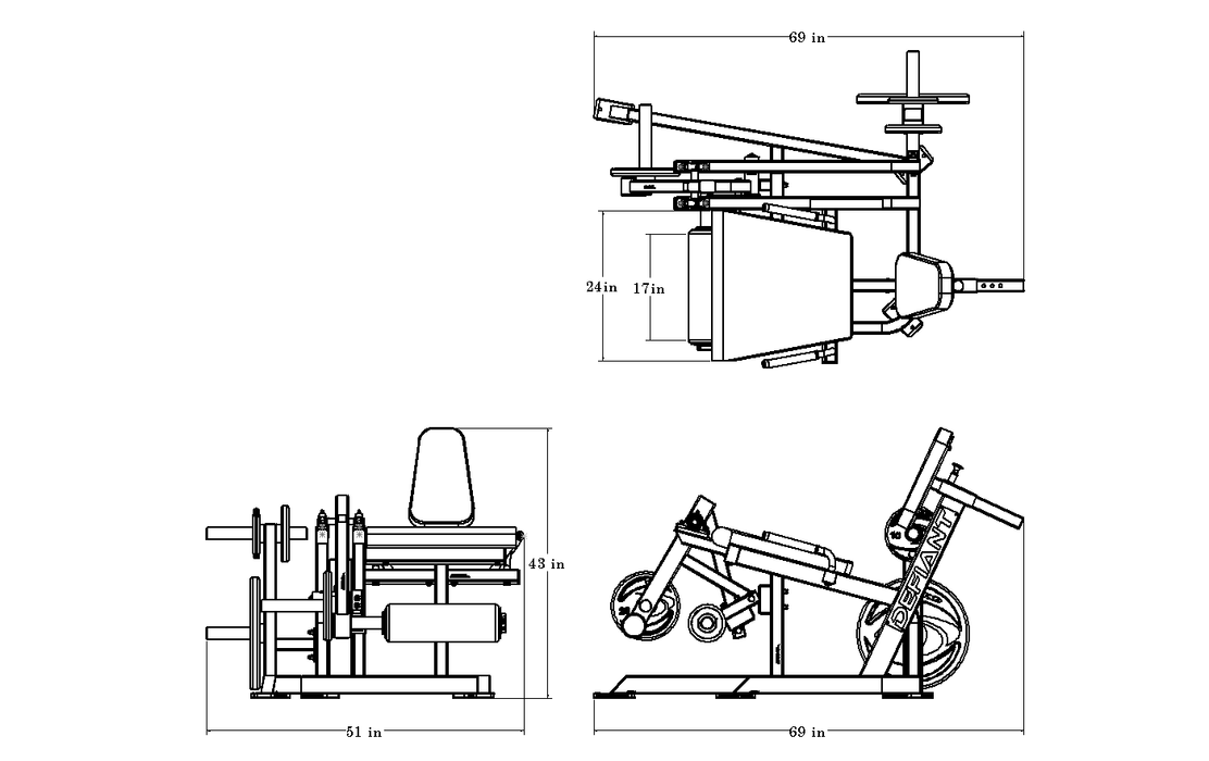 Defiant Strength Leg Extension
