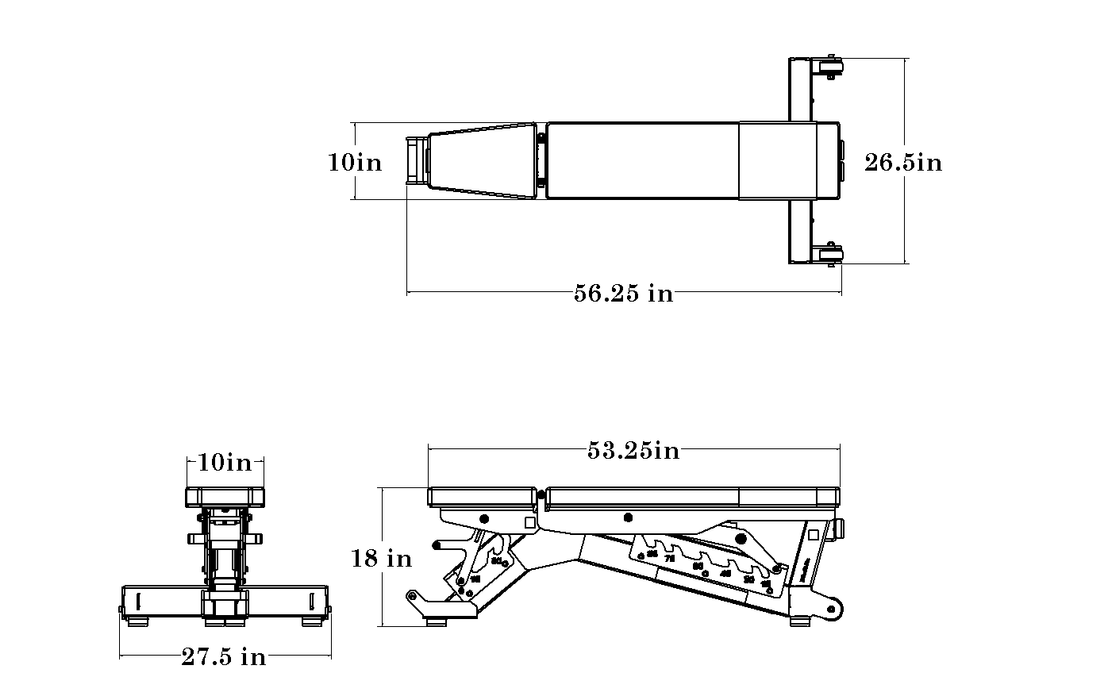 Defiant Strength Multi-Angle Adjustable Bench