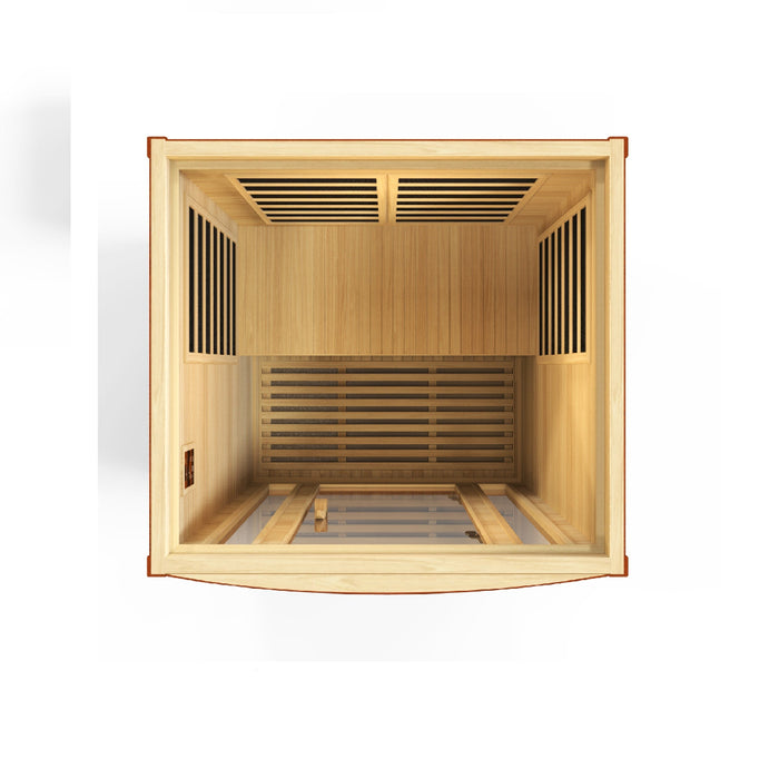 DYN-6206-01 Dynamic Low EMF Far Infrared Sauna Inside View