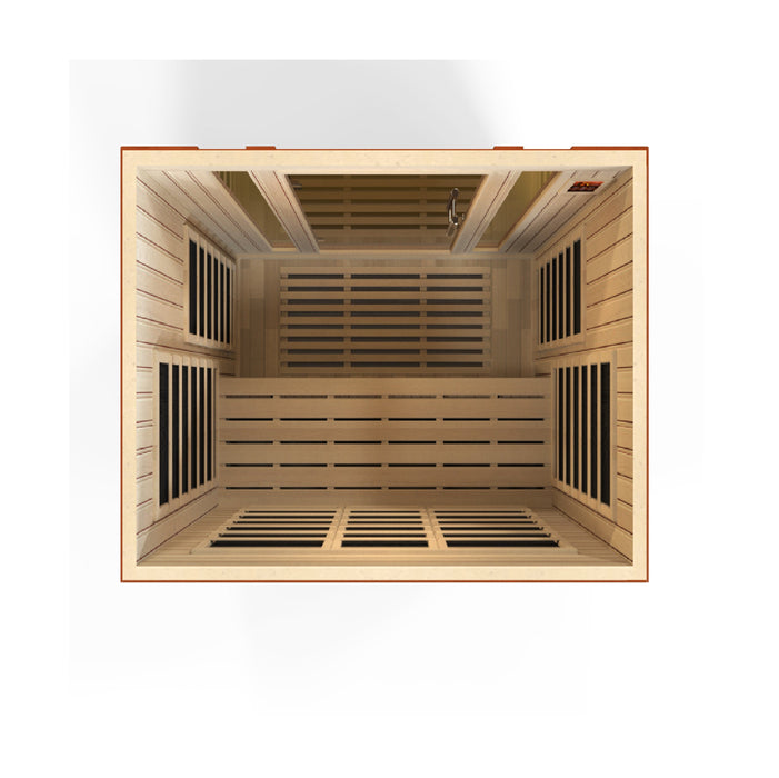 Dynamic Saunas Bellagio 3 Person Low EMF Far Infrared Sauna (DYN-6306-02)