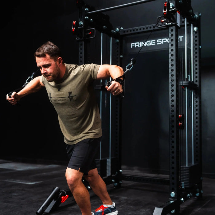 Dane 2 0 Half Rack Trainer With Bench Fringe Sport