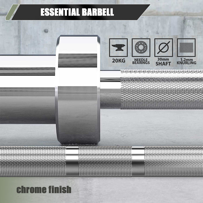 Durable 7FT Olympic Bar By Major Fitness