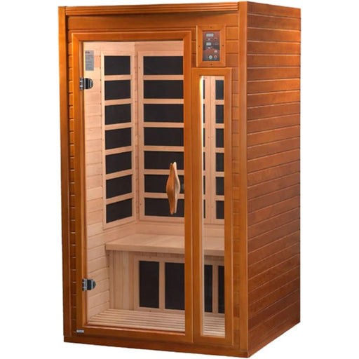 Dynamic Barcelona 1-2 Person Hemlock Wood Low EMF FAR Infrared Sauna