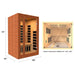 Dynamic Cordoba Low EMF FAR Infrared Sauna Dimensions