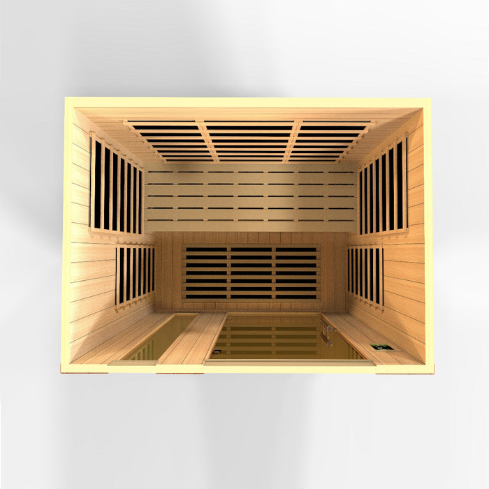 Dynamic Lugano 3 Person Sauna Top View