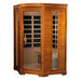 Dynamic Saunas Heming 2-Person Corner Low EMF FAR Infrared Sauna