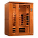 Dynamic Saunas Lugano 3-Person Full Spectrum Infrared Sauna Canadian Hemlock