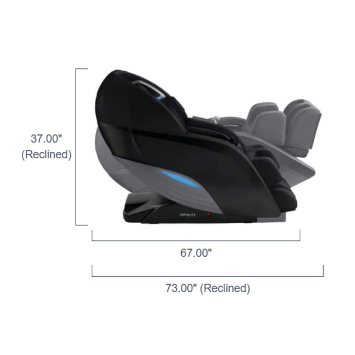 Dynasty 4D Massage Chair Reclined Dimensions