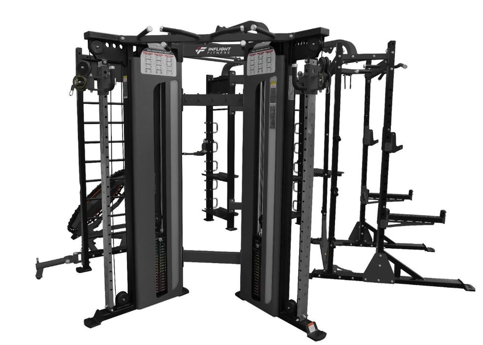 Four Station Gym Equipment Shape O Inflight Fitness Series