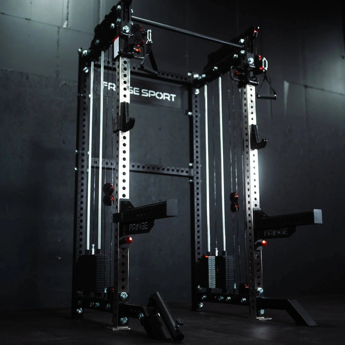 Fringe Sport Dane 2 0 Half Rack Functional Trainer