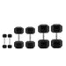 Fringe Sport Rubber Coated Hex Dumbbell Sets