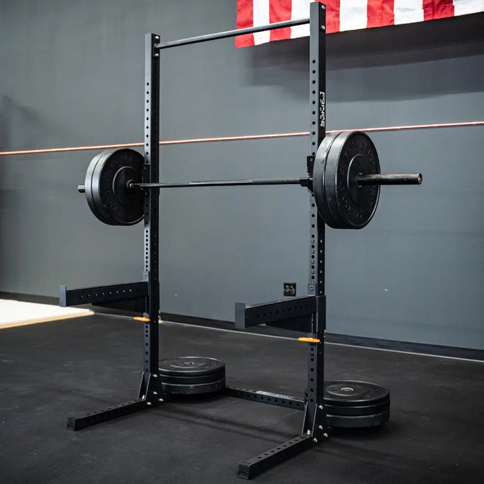 Fringe Sport Squat Rack With Weight Plates