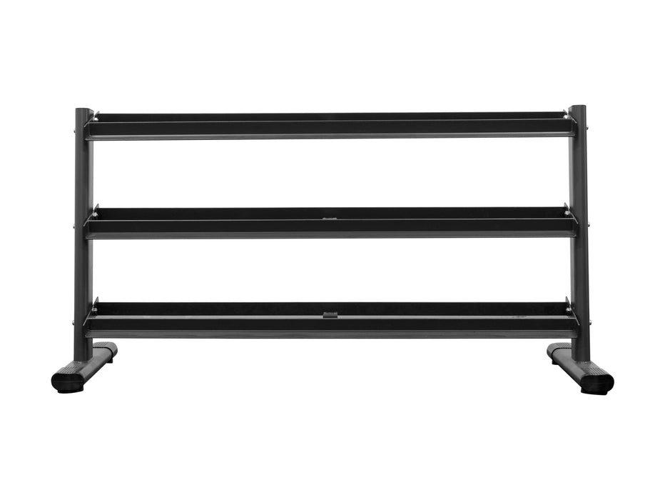 BodyKore - G242 Dumbbell Rack (Fits 5-70lb Rubber Hex Dumbbell Set)