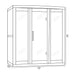 GDI-8260-01 Golden Designs Saunas Dimensions