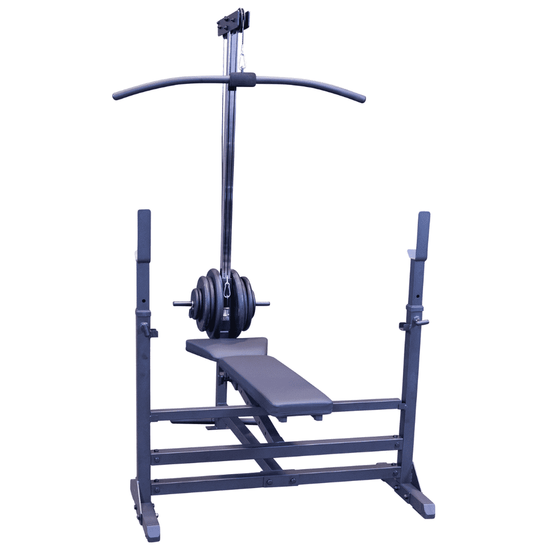 Lightweight Bench Rack Body Solid GDIB46L Power Combo Olympic Bench Rack | Free Shipping ...