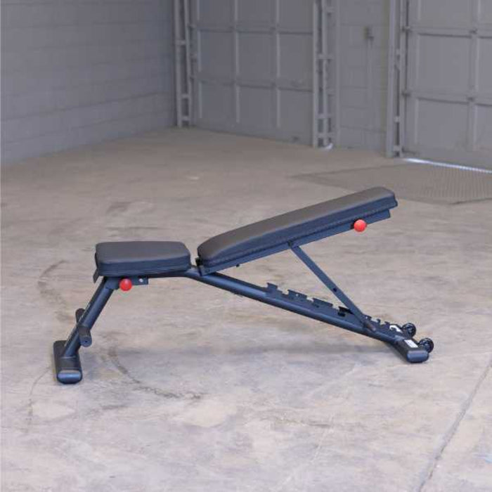 GFID225B Folding Adjustable Bench Full View