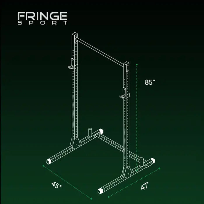 Garage Series Squat Rack Dimensions