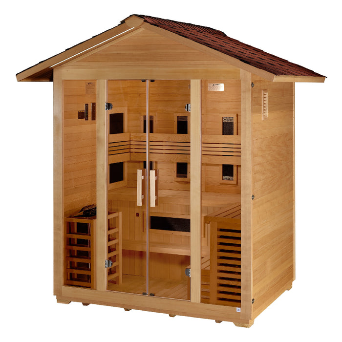 Gargellen 5-Person Outdoor Hybrid Sauna