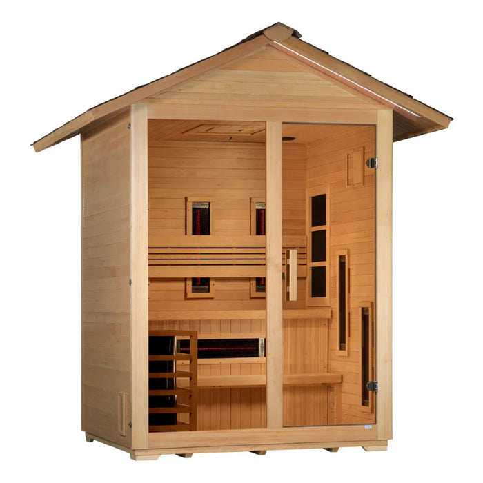 Golden Designs Carinthia 3 Person Hybrid Outdoor Sauna