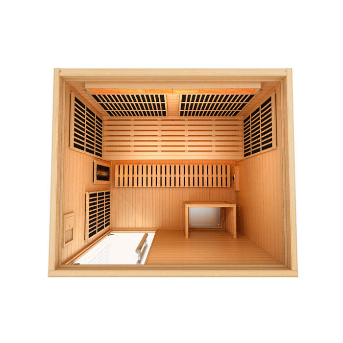 Golden Designs Soria Sauna Top View