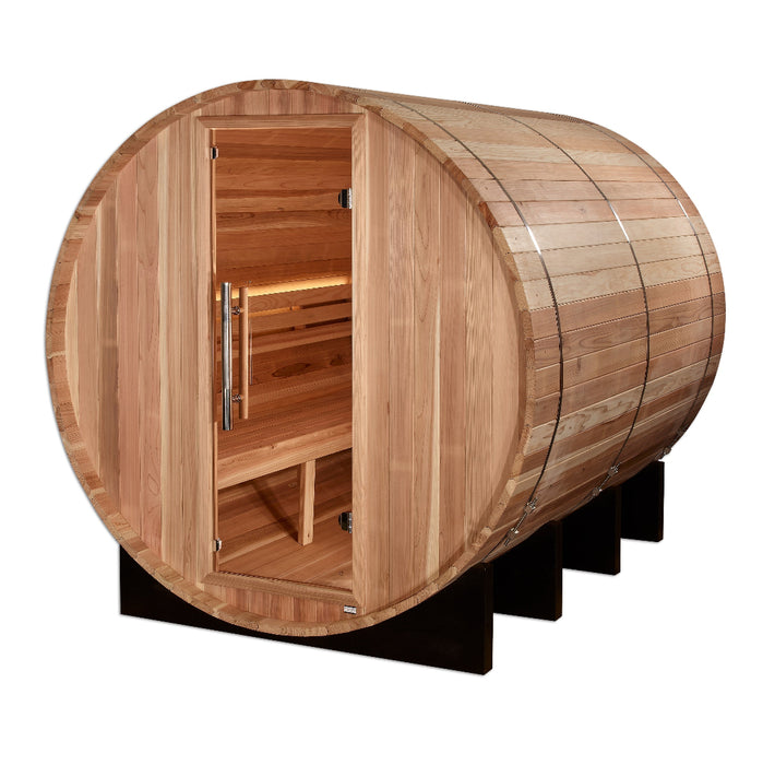 Golden Designs Traditional 6-Person Barrel Sauna