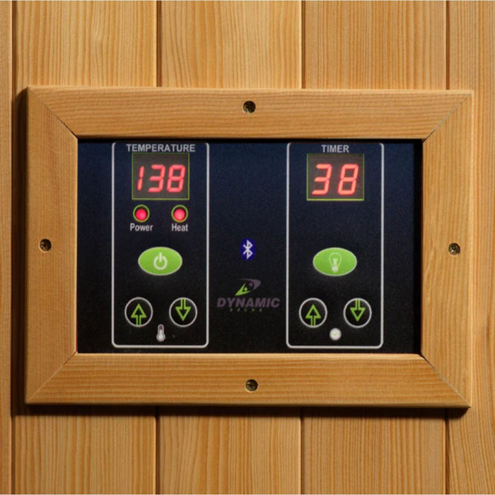 Gracia Low EMF Infrared Sauna Dynamic Saunas Control Panel