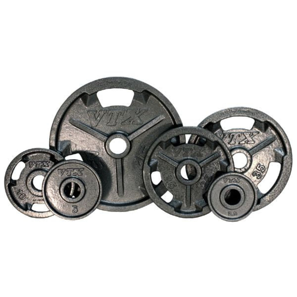 Troy VTX Cast Iron Olympic Grip Plate Set For Sale — Select Fitness