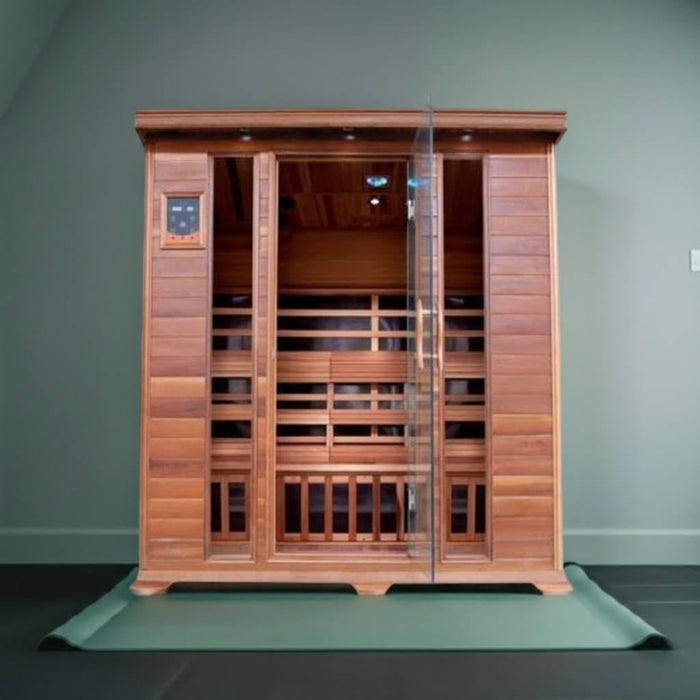 HL400K Sequioa 4-Person Cedar Infrared Sauna