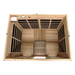 HealthSmart 4 Person Sauna With Ergonomic Bench Seating