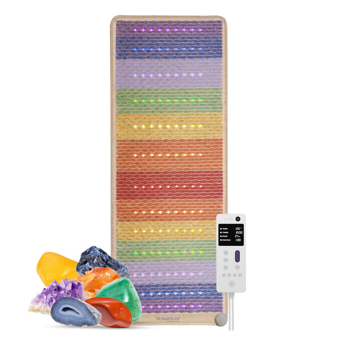 HealthyLine Rainbow Chakra Series PEMF Far Infrared Heating Mat