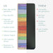 HealthyLine Rainbow Chakra Series Spiritual Healing Mat