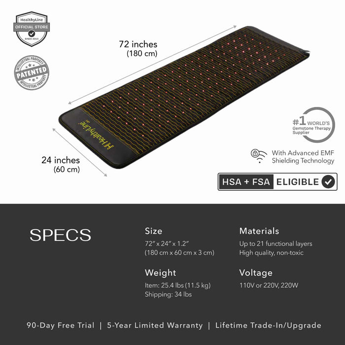 HealthyLine Therapeutic Mat With PEMF And FIR