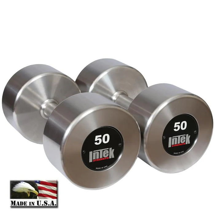 Intek Strength Delta Series Stainless Steel Dumbbells