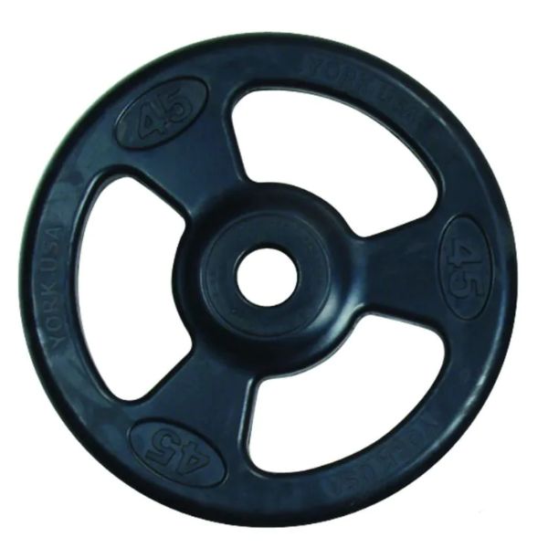 ISO GRIP 45lb Rubber Encased Steel Composite Olympic Grip Plate