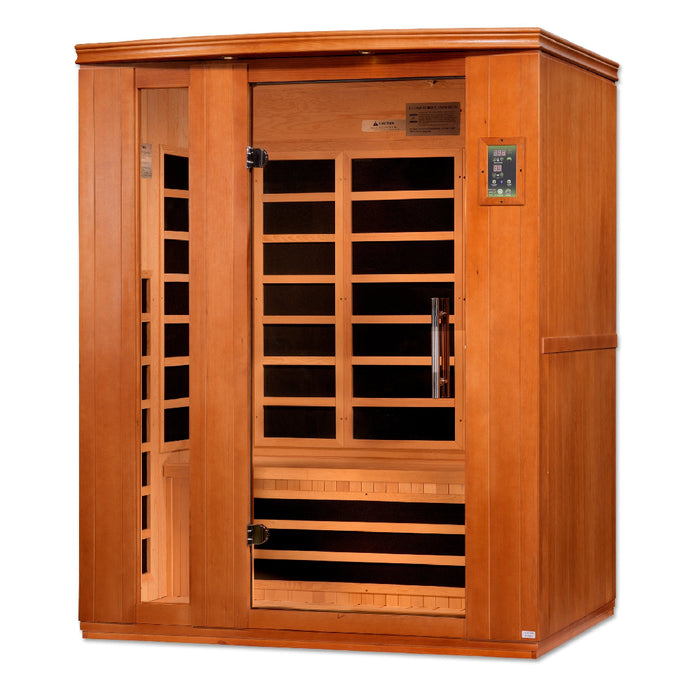 Lugano 3-person Ultra Low EMF FAR Infrared Sauna