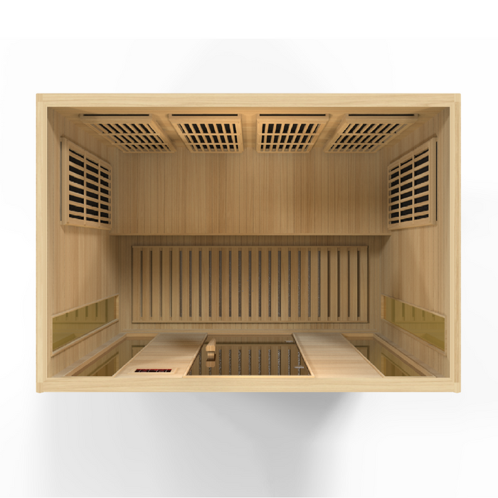 MX-K406-01 Maxxus Low EMF FAR Infrared Sauna Top View