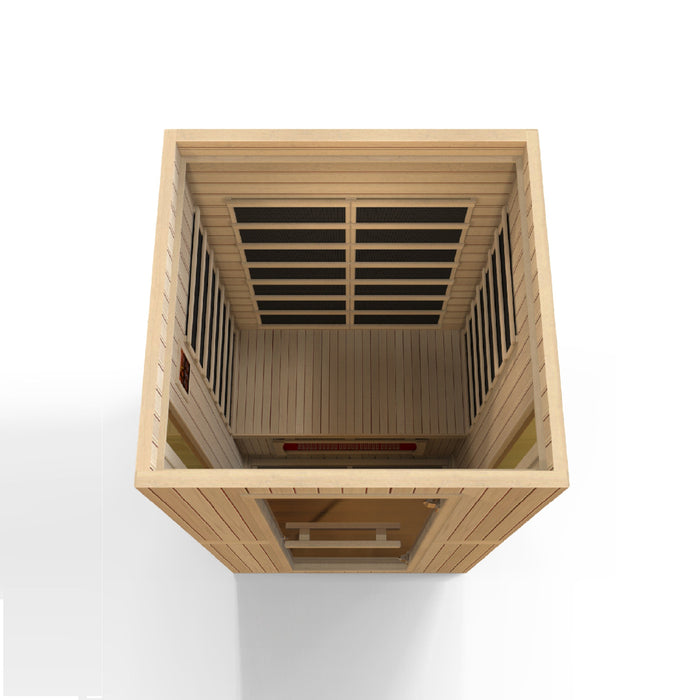 Maxxus Serenity Dual Tech 2 Person Sauna Top View