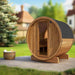 Model E7W 4-Person Barrel Sauna