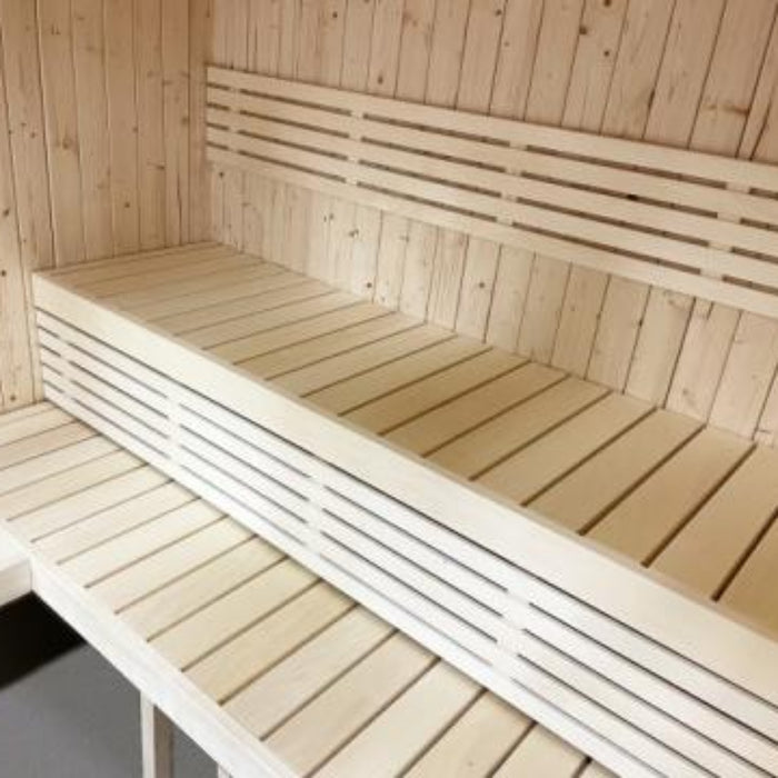 Model-X7-6-Person-Indoor-Traditional Xperience Sauna Interior Benches