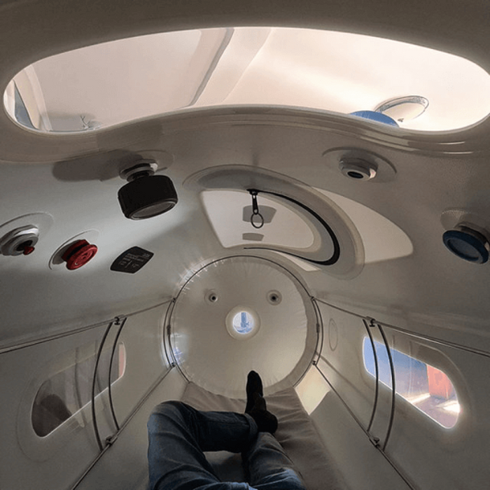 OxyRevo Elite32 Portable Therapeutic Hyperbaric Chamber Inside