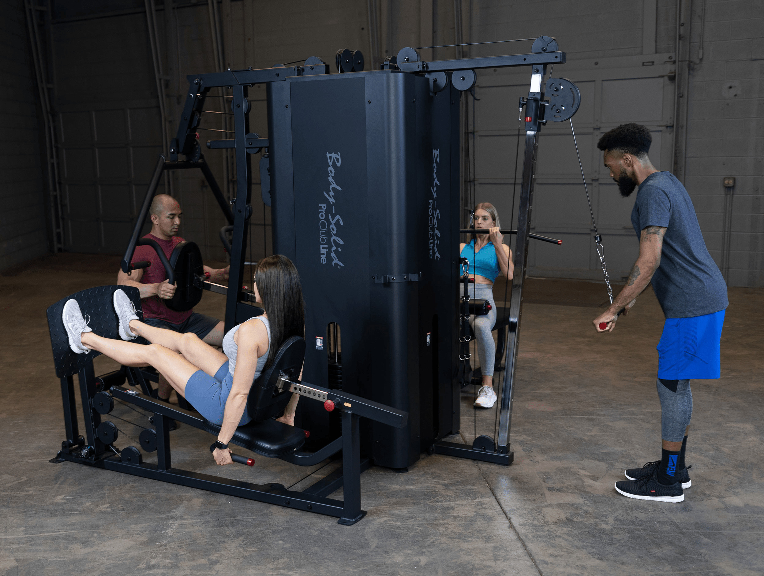 Body Solid Pro Clubline S1000 4-Stack Gym For Sale — Select Fitness