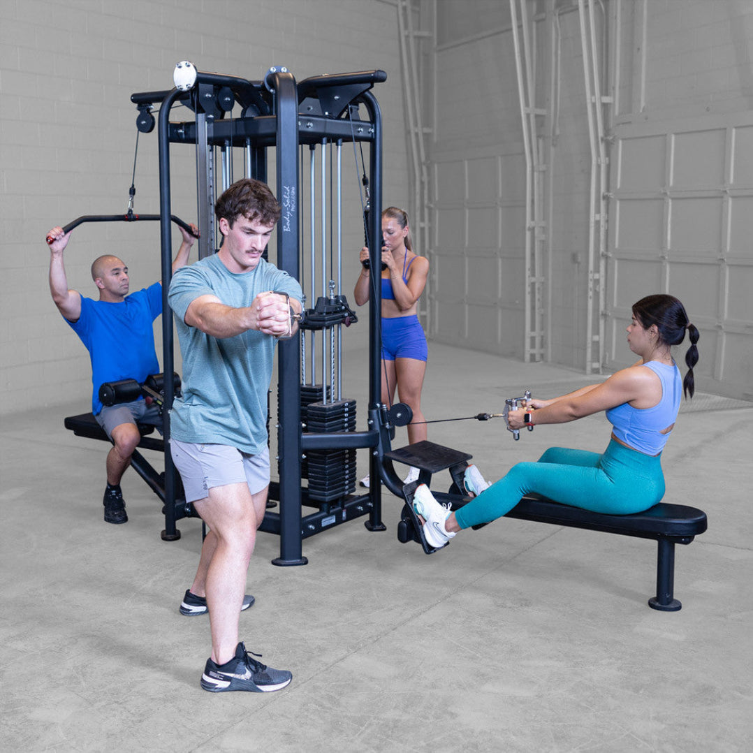 Body Solid Pro Clubline SJG100 4-Stack Jungle Gym — Select Fitness