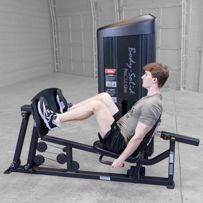 S2LPCX Series 2 Body Solid Pro Clubline Leg Press And Calf