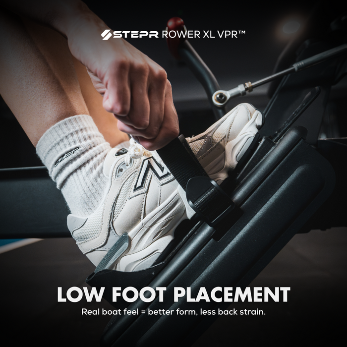STEPR Row Erg 2.0 VPR Rower XL Rail Design