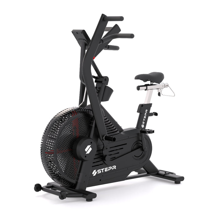 STEPR VPR Bionic Bike XL Air Bike Fan Closeup