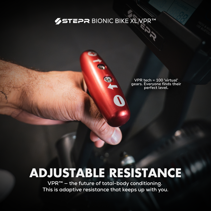 STEPR VPR Bionic Bike XL Air Bike Fan Closeup