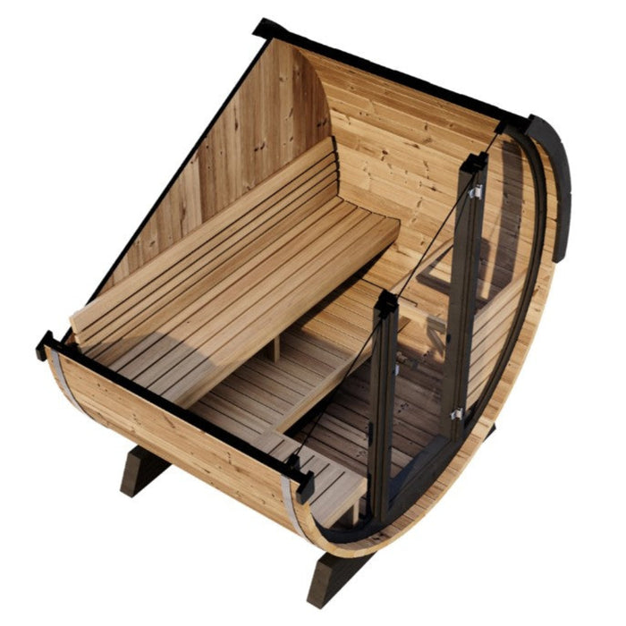 SaunaLife EE6G Ergo Elegance Series 4-Person Sauna Top View