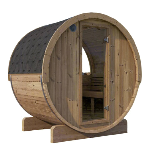 SaunaLife Model E6W 2 Person Barrel Sauna