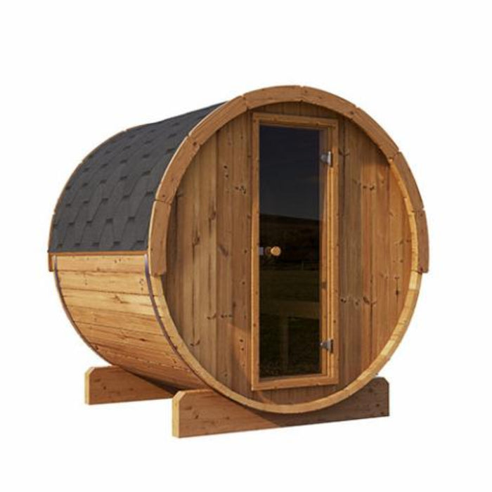 SaunaLife Model E7 4 Person Barrel Sauna