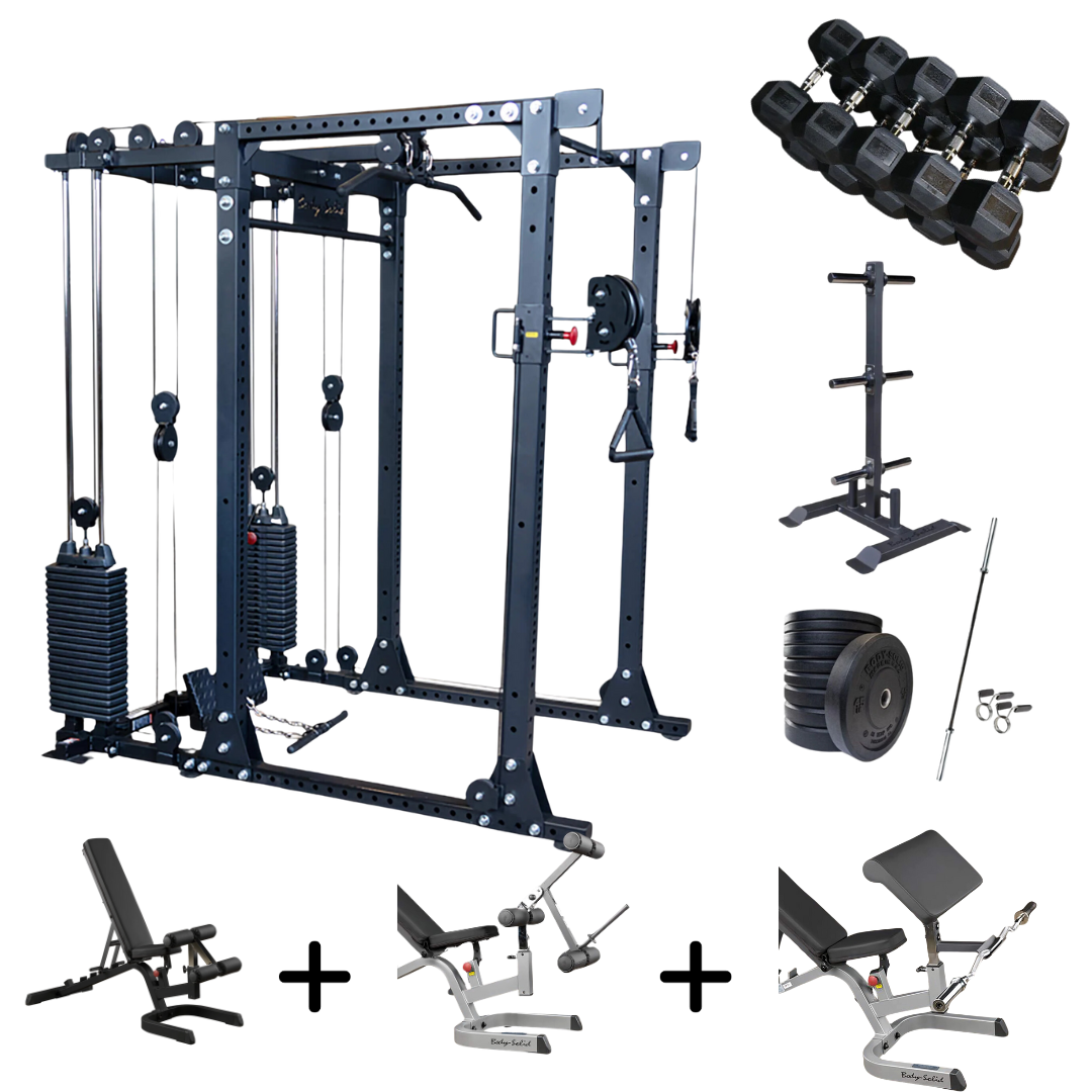 Functional Trainer Power Rack Home Gym Package For Sale — Select Fitness